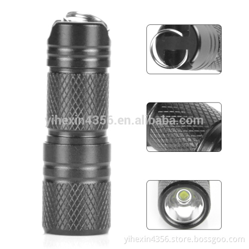 Super Mini USB Rechargable Flashlight Led Aluminum Torch With Gift Box